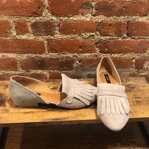 Kensie taupe flats